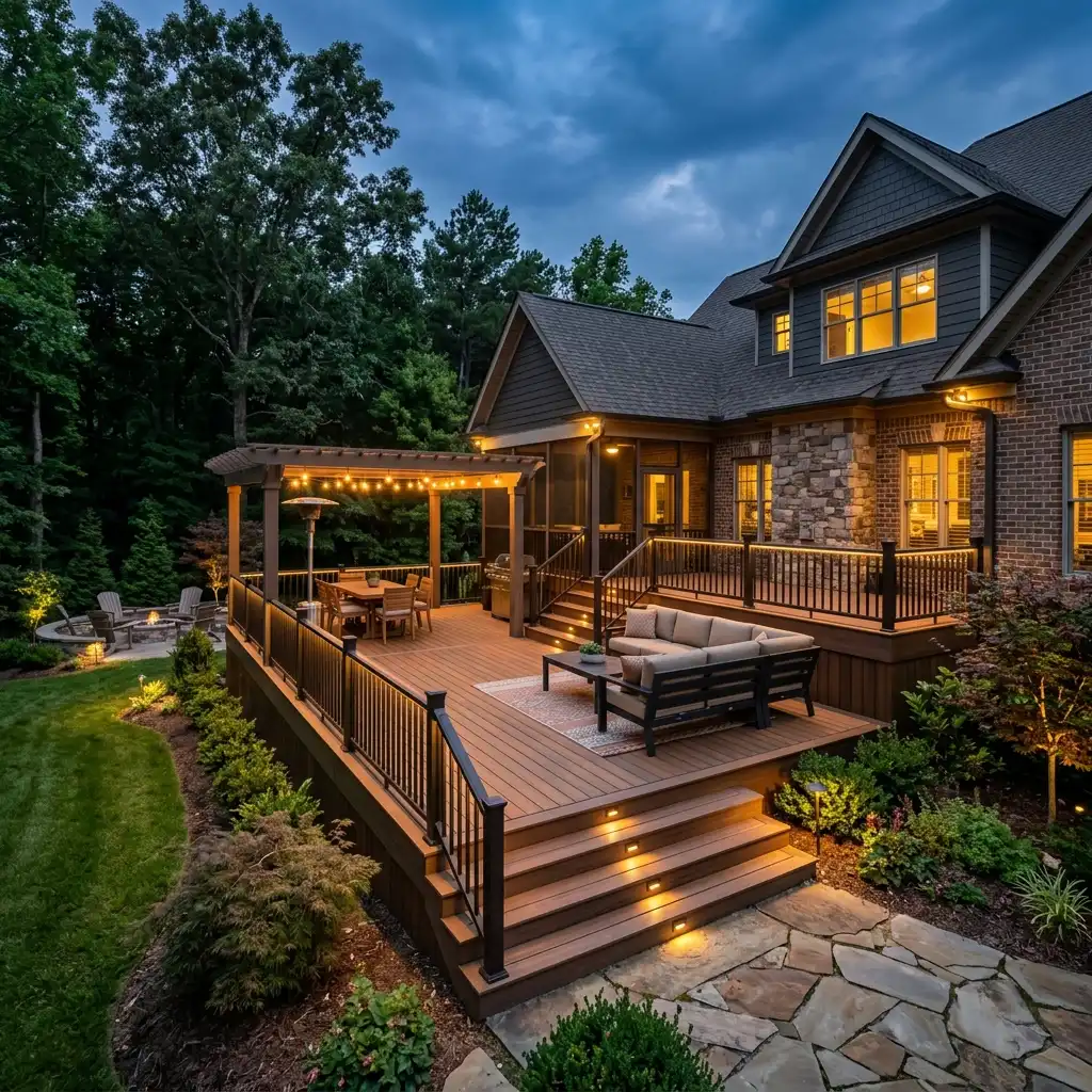 Custom deck in Knoxville, TN